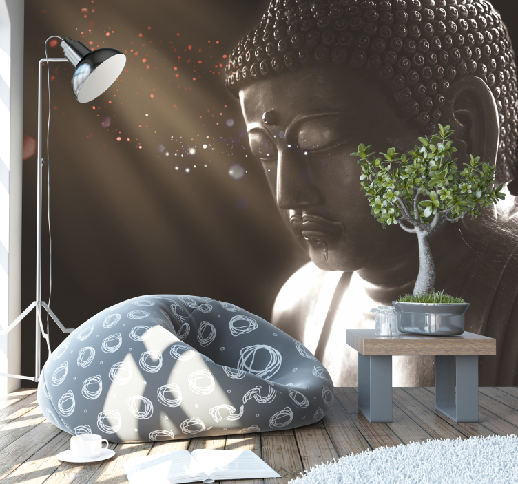 Meditiranje budnega zen foto poslikave - TenStickers