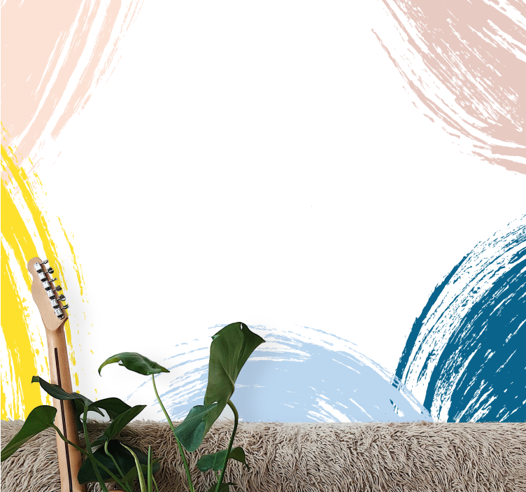 Minimalistične grmovnice Abstraktni fototapeti - TenStickers