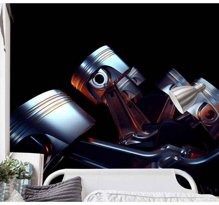 Motor iz stenske slike avtomobila - TenStickers