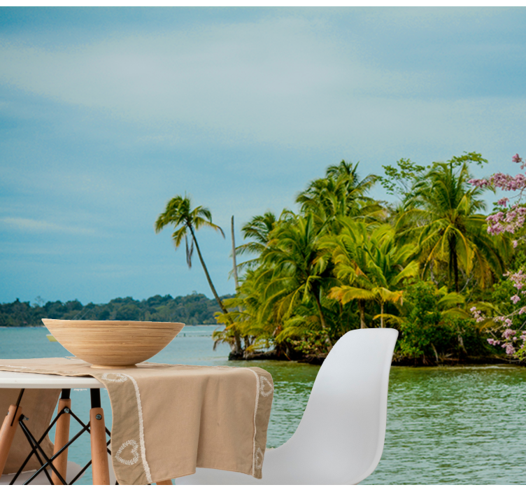 Nebeška plaža v kolumbiji morski zidni zid - TenStickers