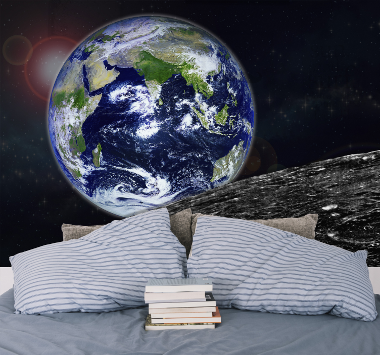 Orbitalna perspektiva Vesoljski fototapeti - TenStickers