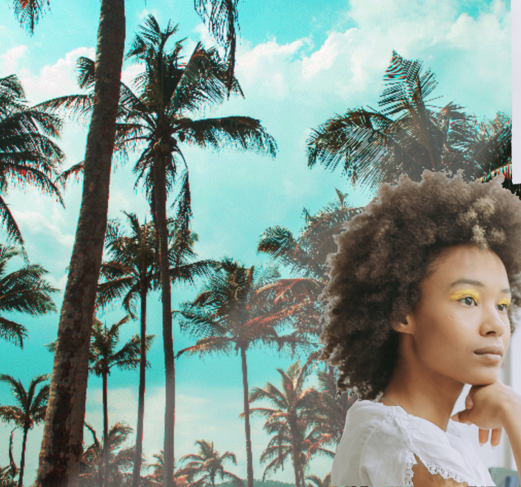 Palm trees paradise fototapete z naravo - TenStickers