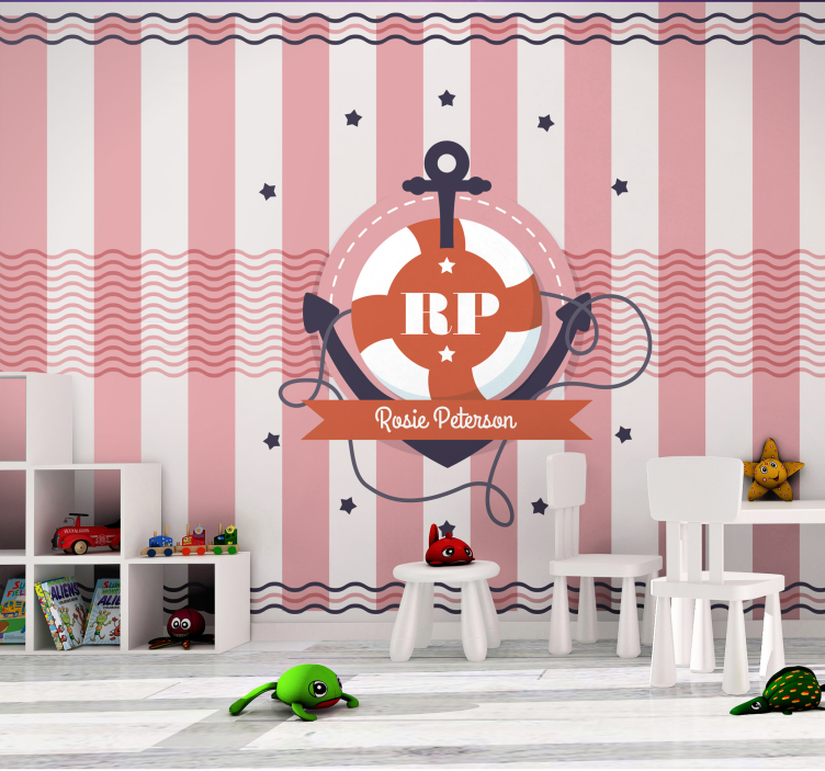 Personalized nautical design personalizirana fototapeta - TenStickers