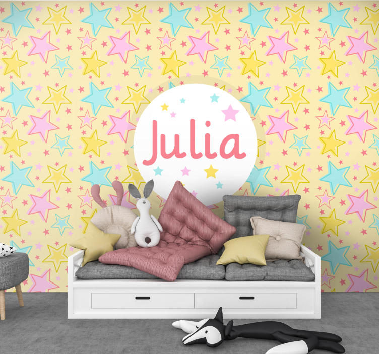 Personaliziran zvezdni dizajn Fototapete za otroško sobo - TenStickers