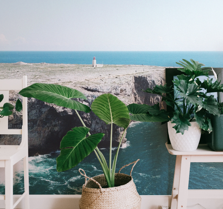 Pogled na obalne pečine Stenske poslikave - TenStickers