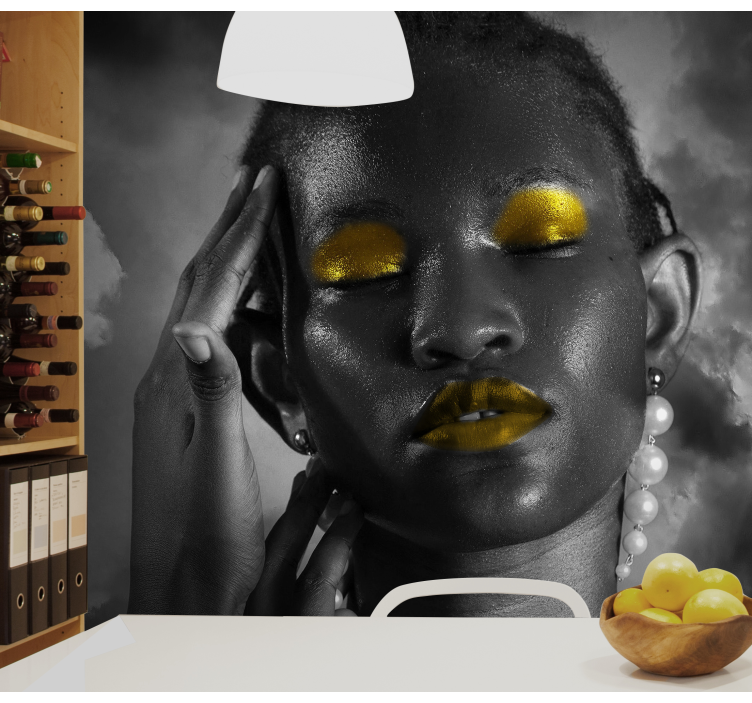 Portret osupljive lepote Fototapeta z ljudmi - TenStickers