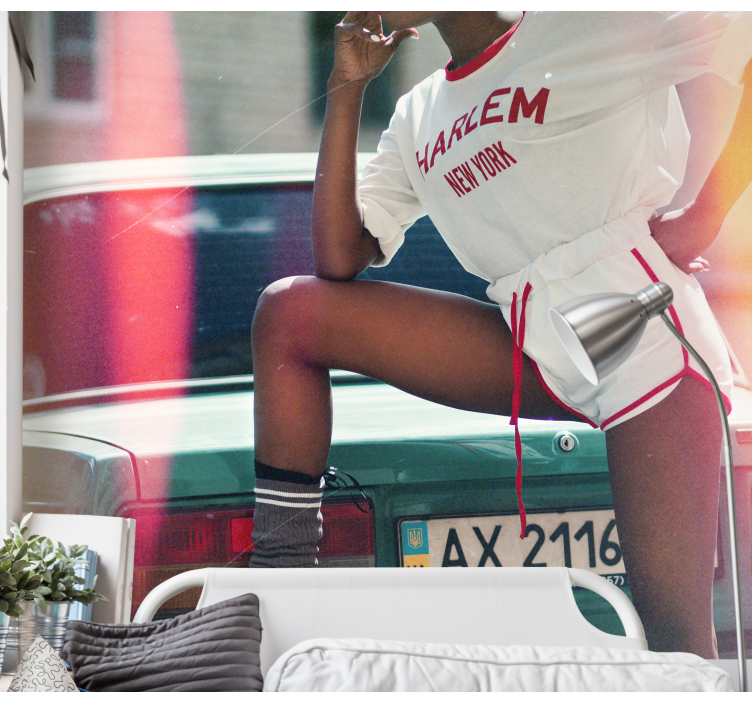 Poza v harlemskem slogu Fototapeta z ljudmi - TenStickers