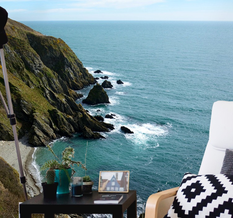 Seaside stone structure stenske poslikave - TenStickers