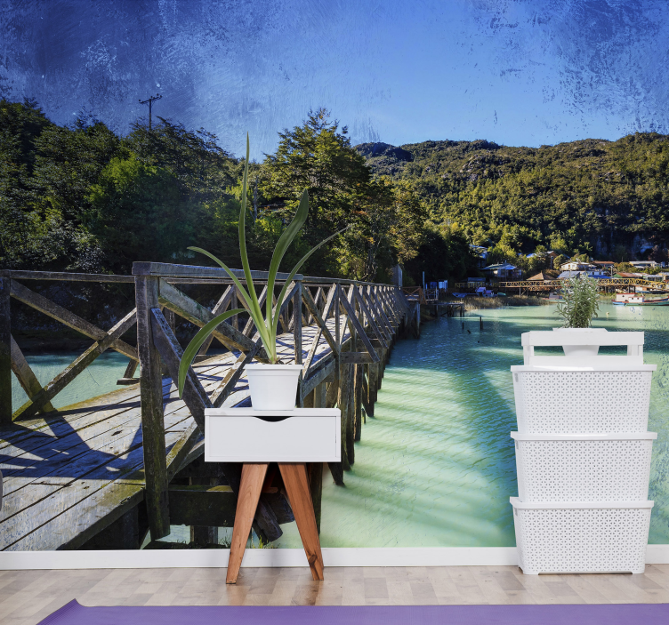 Slikovita obalna pot Stenske poslikave - TenStickers