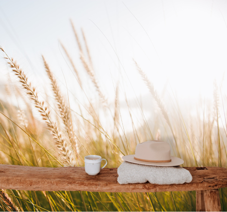 Soft grasses breeze fototapete narava - TenStickers