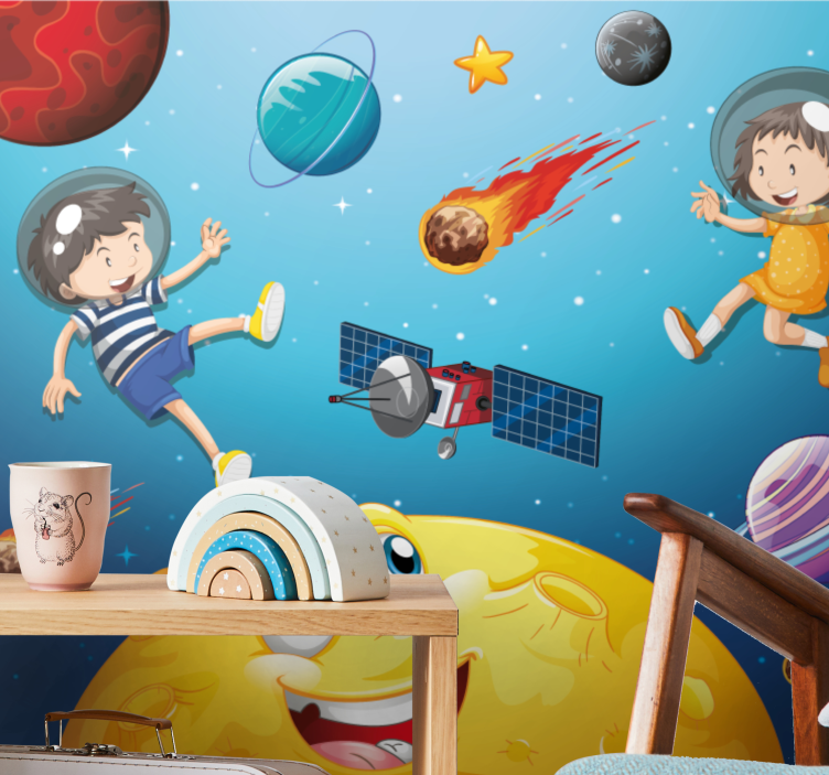 Space adventure journey fototapeta s fantazijskimi motivi - TenStickers