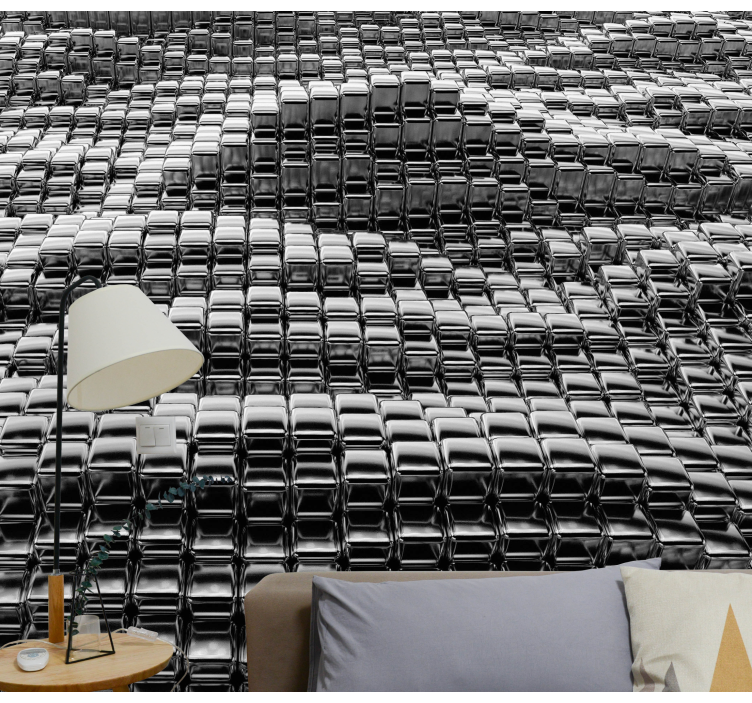 Stacked chair pattern fototapete s teksturami - TenStickers