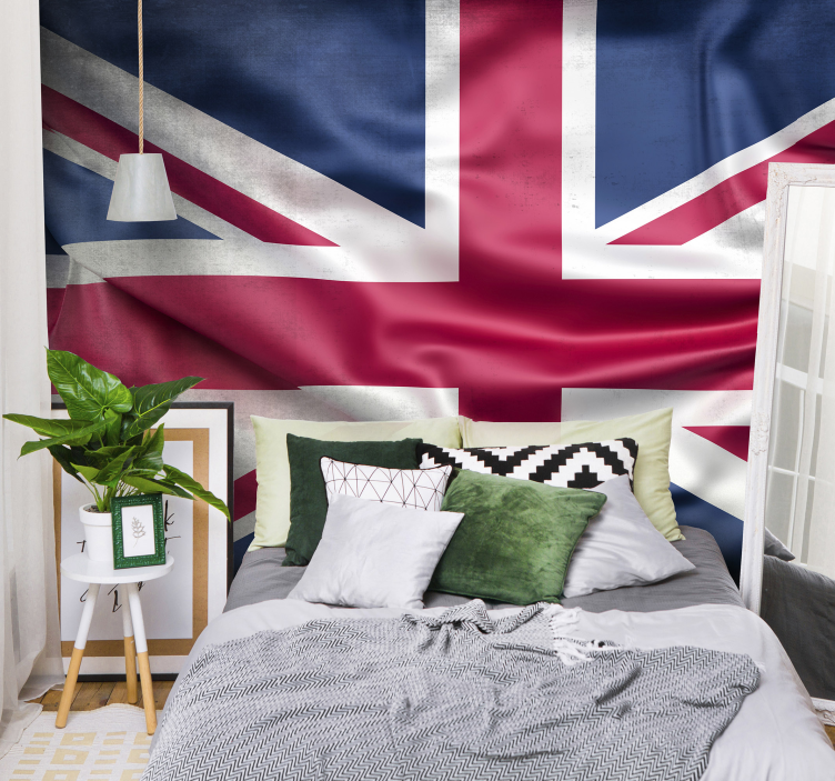 Union jack flag london zidni fototapeta - TenStickers