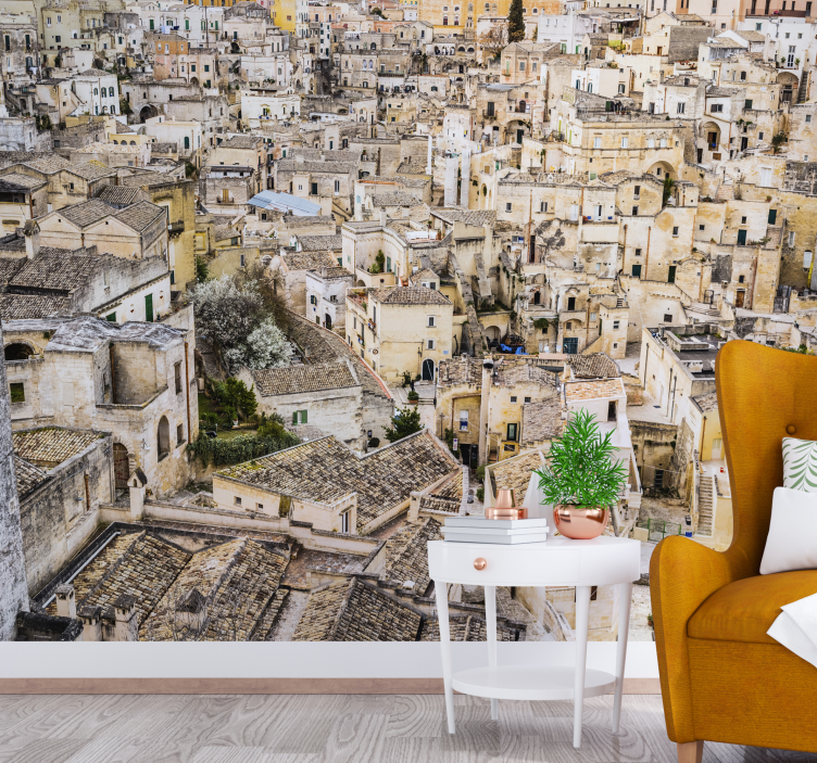 fototapeta za tapeta sassi di matera - TenStickers
