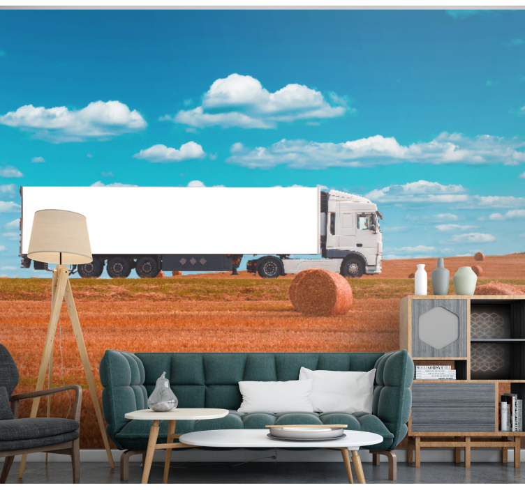 Tovornjak v sončnem zidu - TenStickers