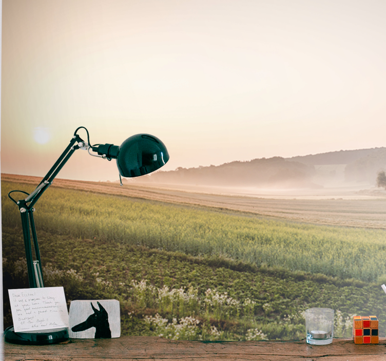 Tranquil green meadows stenske poslikave - TenStickers