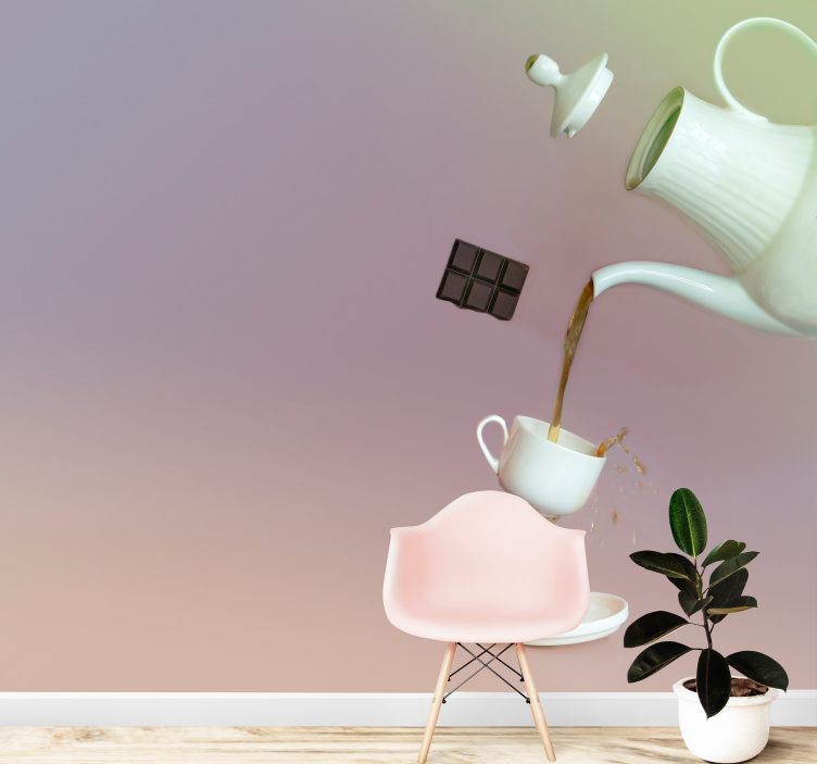 Trenutki lebdečega čaja Fototapete z glasbeno tematiko - TenStickers