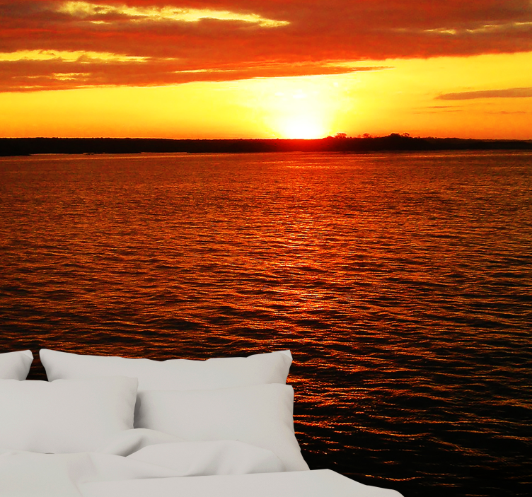 Twilight above the ocean stenske poslikave - TenStickers