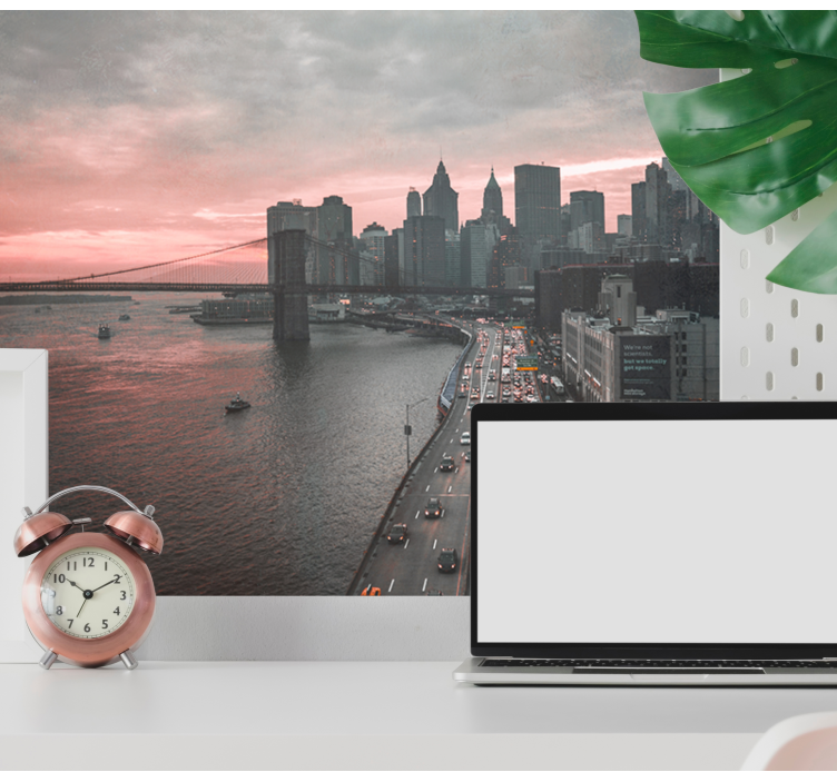 Urban manhattan skyline fototapeta new york - TenStickers