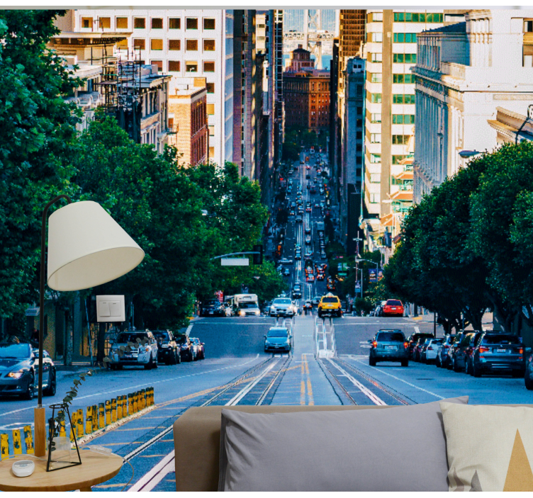 Urban street view fototapete mest in držav - TenStickers