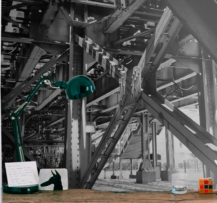 Urban structural design fototapete mest in držav - TenStickers