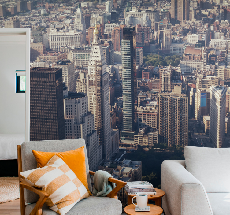 Urban vista fototapete mest in držav - TenStickers