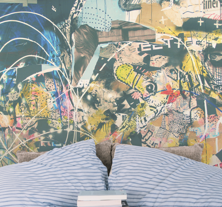 Urbana ulična umetnost Fototapete s graffiti motivi - TenStickers