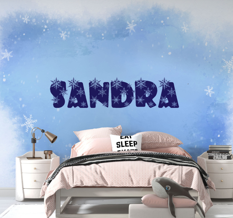 Ustvarjanje prilagojenega imena personalizirana fototapeta - TenStickers