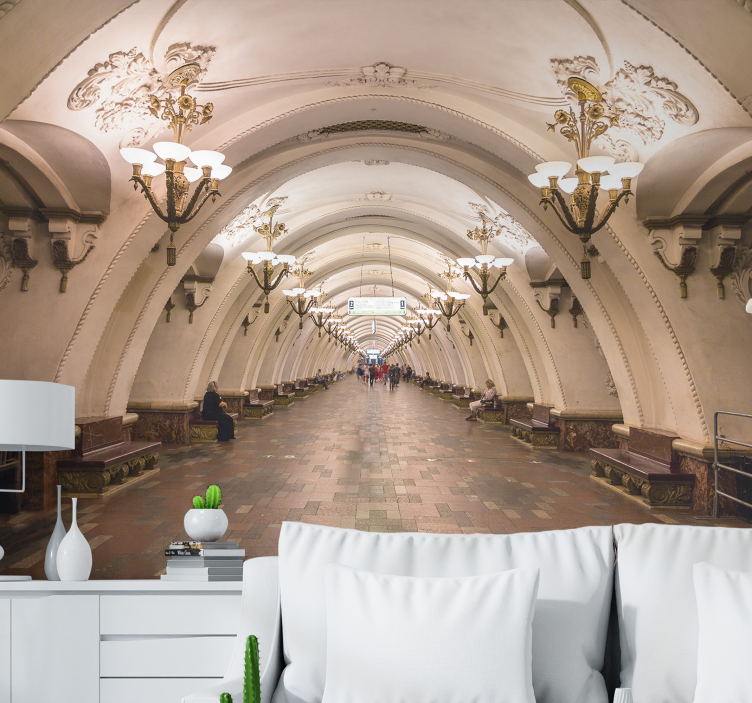 Veliki podzemni prehod Fototapete mest in držav - TenStickers