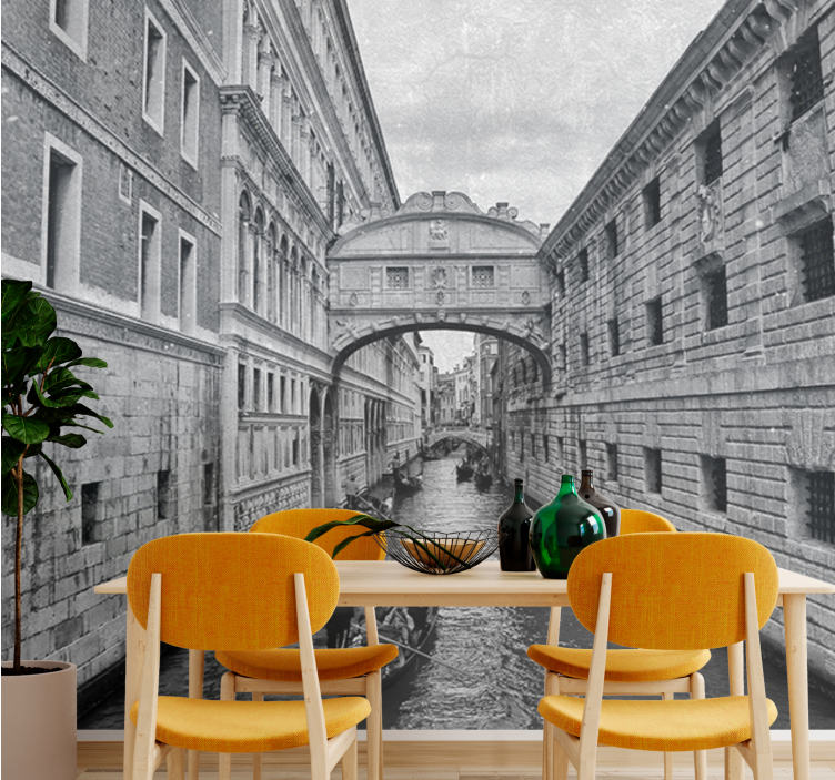 Venetski pogled na vodovje fototapete mest in držav - TenStickers