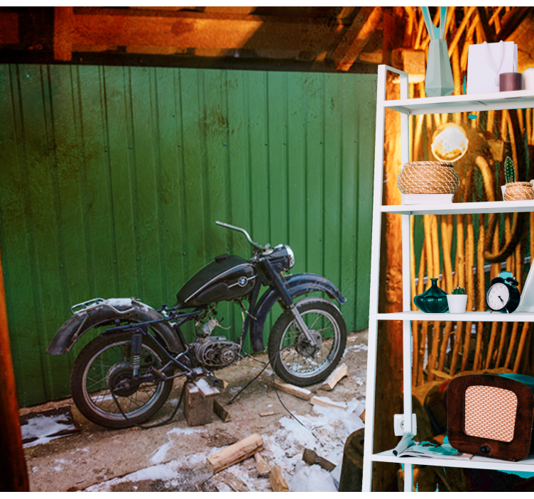 Stenska poslikava za vintage delavnico - TenStickers