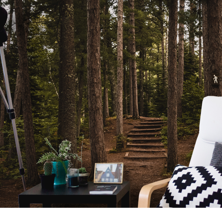 Poslikava drevesa visokega gozda - TenStickers