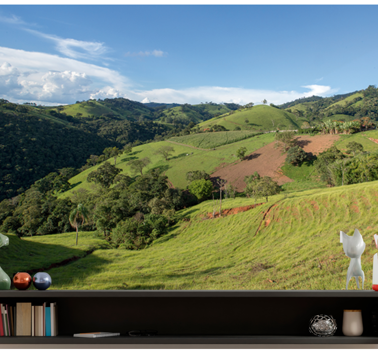 Zelenih gričev Stenske poslikave - TenStickers