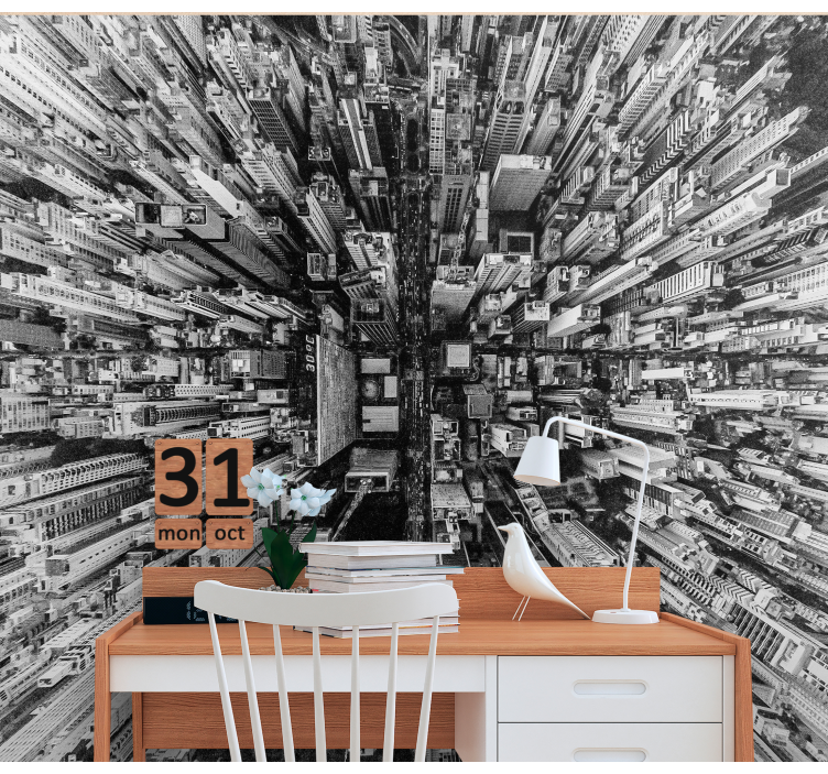 Zračna urbana pokrajina Fototapete mest in držav - TenStickers