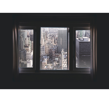 Stenski zidni fototapeta z oknom new york - TenStickers