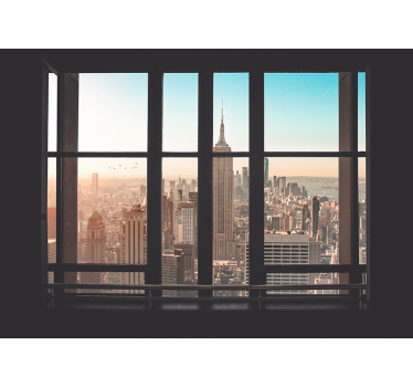 Urbani panoramski pogled Fototapeta New York - TenStickers