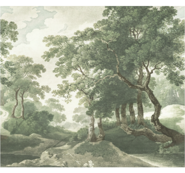Classic timeless nature fototapeta gozd - TenStickers