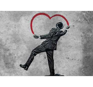 Banky grafiti na stenskem mestnem umetniškem stenskem zidu - TenStickers