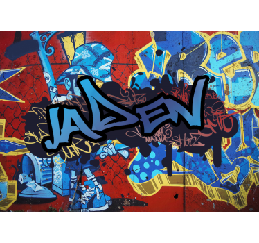 Grafiti po meri ime po meri fototapeta - TenStickers