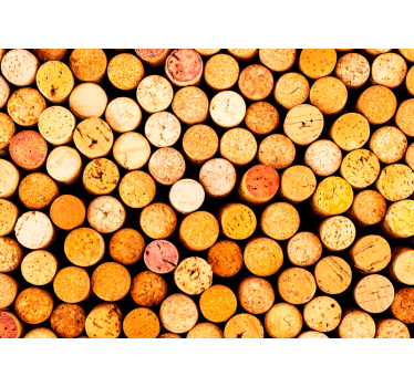 Vinski zamaški vintage fototapeta - TenStickers