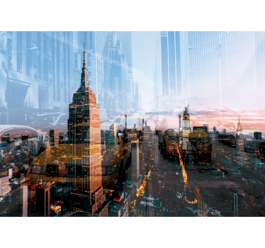 Obzorje empire state Fototapeta New York - TenStickers