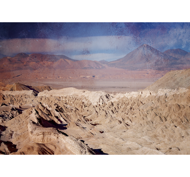 Valle de la luna atacama puščava fototapeta tapeta - TenStickers