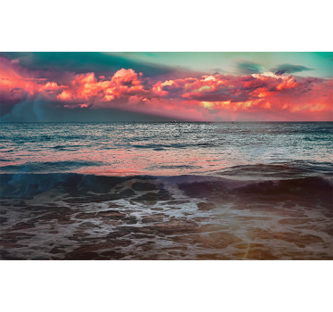Spokojnost oceanskega sončnega zahoda Fototapete Narava - TenStickers