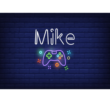 Ime po meri pisane playstation oddaljene fototapeta - TenStickers