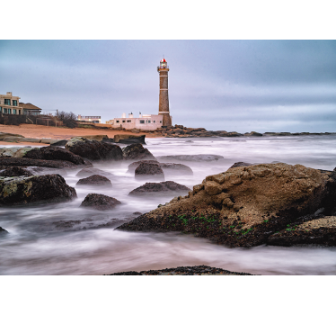 Coastal lighthouse view stenske poslikave - TenStickers