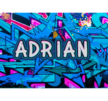 Customizable graffiti style fototapete z motivi graffiti - TenStickers