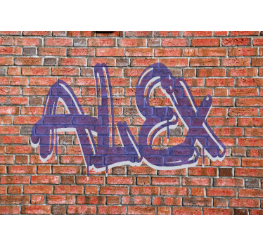 Umetnost imen za grafite Fototapete s graffiti motivi - TenStickers