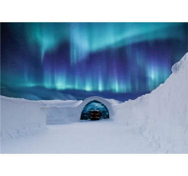 Aurora borealis wonderland stenske poslikave - TenStickers
