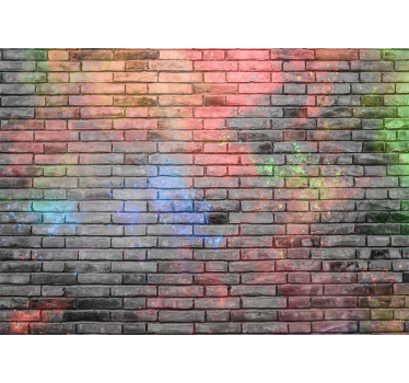 Urban color splash fototapete z graffiti motivi - TenStickers