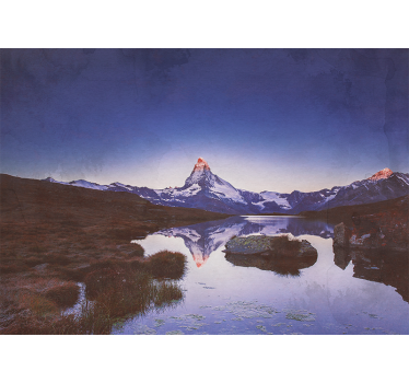 Majestic mountain echo stenske poslikave - TenStickers